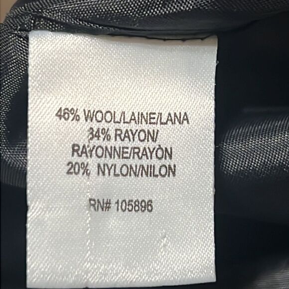 Worth Wool Short Sleeve Gray Polka Dot Dress Size 6 - Picture 4 of 4